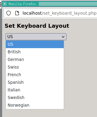 XBMR Keyboard Layout